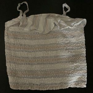 Abercrombie kids smocked tank.